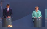 Sánchez discute con Merkel la cuestión del fondo europeo de recuperación.