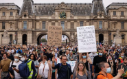 Francia Protestas Vacunación