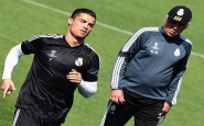 Carlo Ancelotti y Cristiano Ronaldo