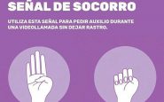 Utiliza la señal contra la violencia de género en Barcelona