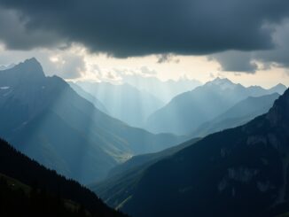 Immagine di forti venti e piogge in Catalunya