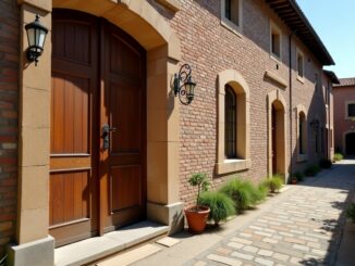 Monastero franciscano di Gilet dopo l'attacco devastante