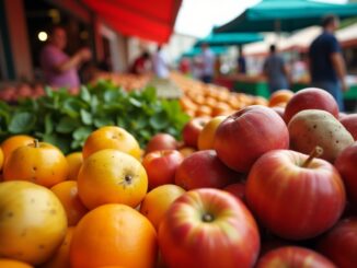 Prodotti freschi di prossimità in un negozio Bonpreu