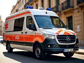 Immagine di ambulanza in contestazione legale in Catalunya