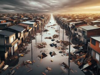 Immagine della devastazione causata dalla DANA a Valencia