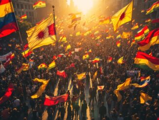 Manifestazione di EH Bildu a Bilbao per un nuovo estatus