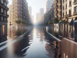 Immagine della gestione delle emergenze a Valencia durante la DANA