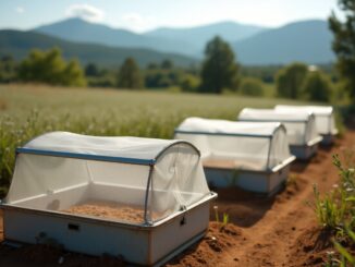 Insectos criados en granjas contenedor en España