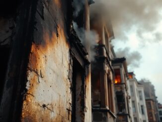 Incendio devastador en una casa de Almería