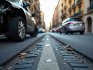 Incidente di traffico a Nou Barris, Barcellona, con feriti