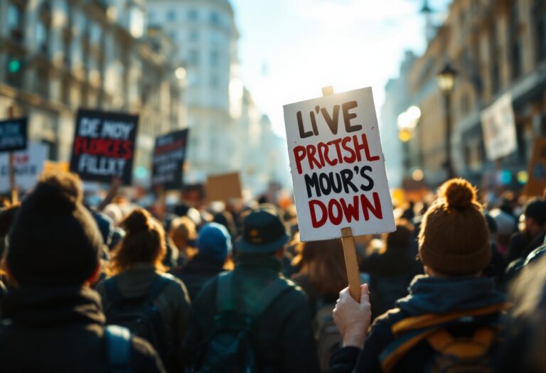 Manifestazioni a Valencia dopo la DANA