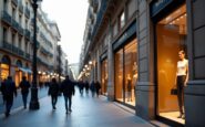 Vista del Passeig de Gràcia, la via commerciale più costosa di Spagna