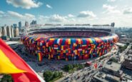 Aficionados del Barça en protesta pacífica por la grada