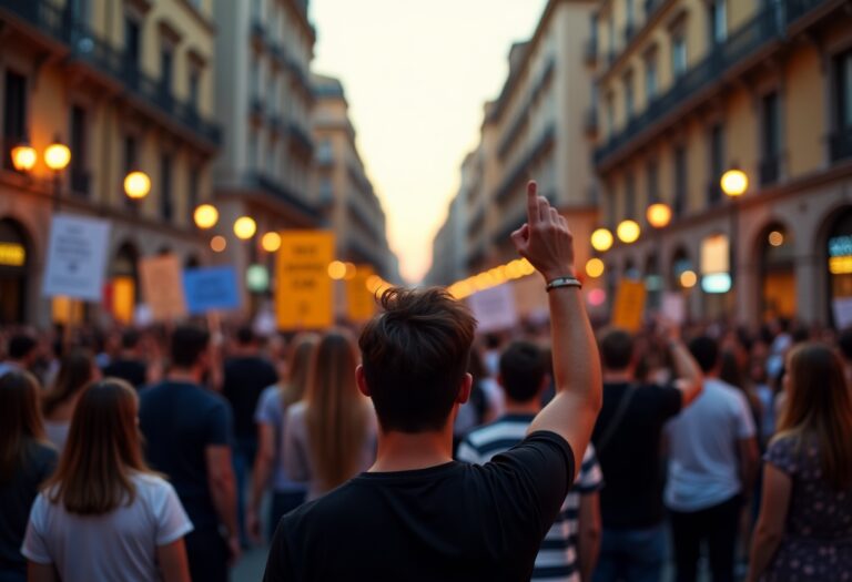 Protestas en Valencia por la DANA