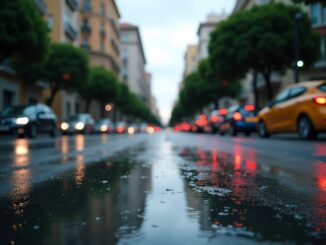 Immagine della crisi del carburante a Valencia