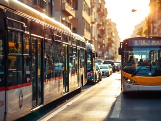 Imagen sobre servicios mínimos durante huelga de transporte