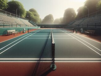 Jugadores de tenis italiano en acción durante un torneo