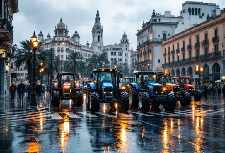 Agricultores en Valencia exigen dimisión de Mazón