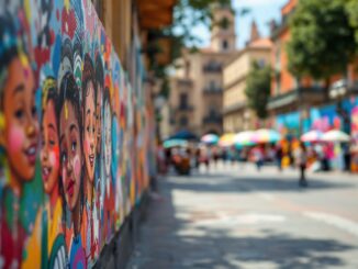 Immagine che rappresenta l'arte e la violenza infantile a Barcellona