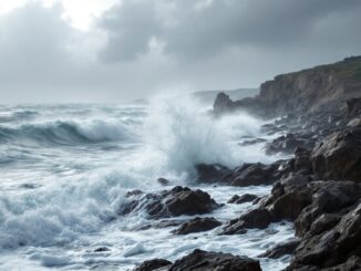 Immagine delle condizioni meteorologiche nel Mediterraneo