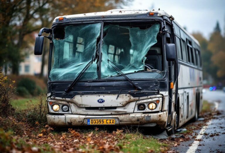 Conductor autobús accidente Francia arrestato