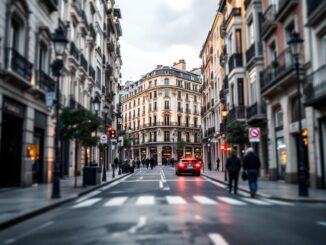 Manifestazione di trasporto viaggiatori a Madrid