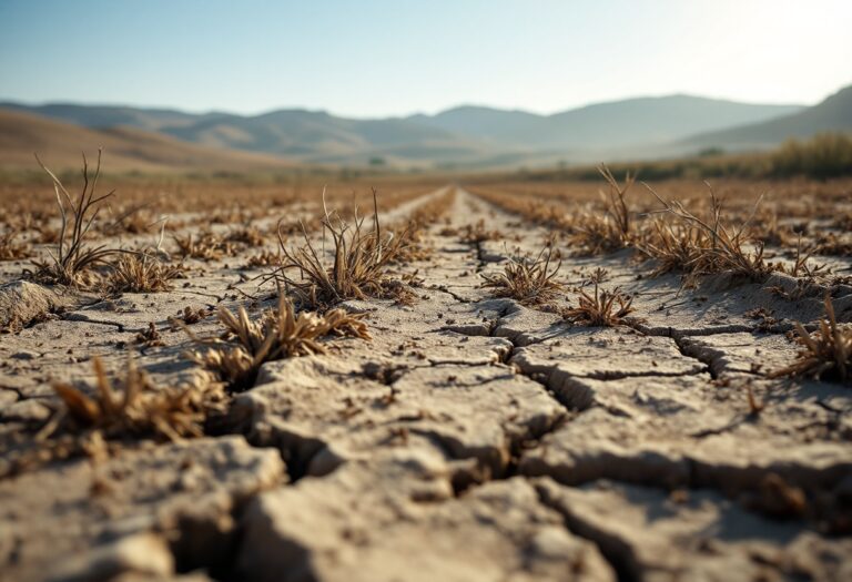 Efectos de la sequía en la agricultura española