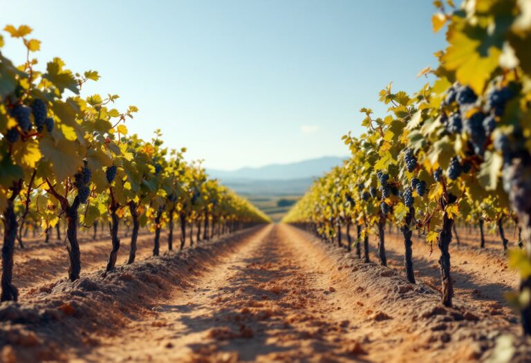 Efectos de la sequía en la producción de cava