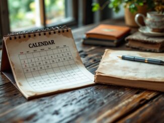 Reflexiones sobre el tiempo y la vida en el calendario