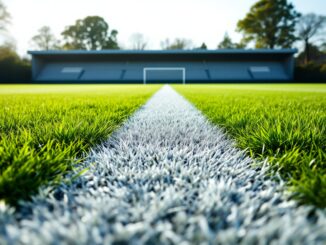 Unidad de emergencias en acción en un campo de fútbol