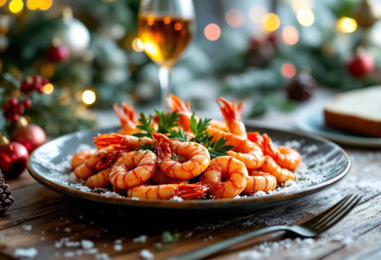 Gambas a la plancha perfectas para Navidad