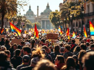 Manifestazioni a Valencia contro la gestione della DANA