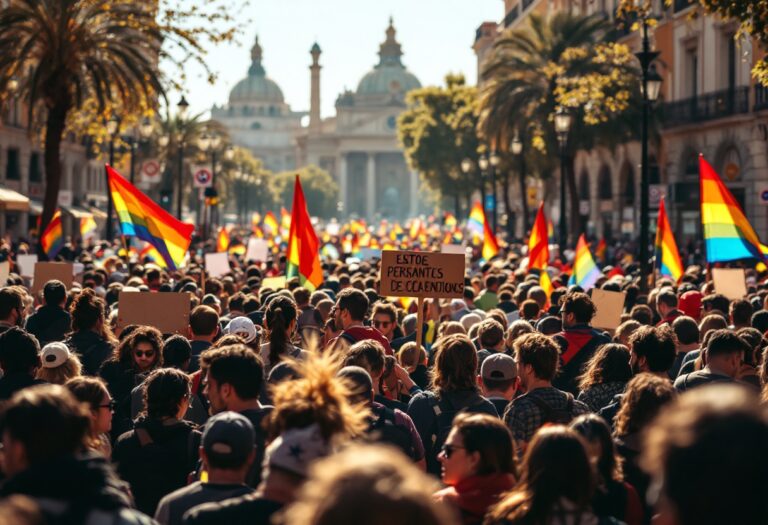 Manifestazioni a Valencia per la DANA