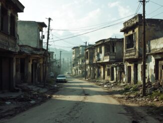 Immagine della violenza a Wharf Jérémie, Haiti