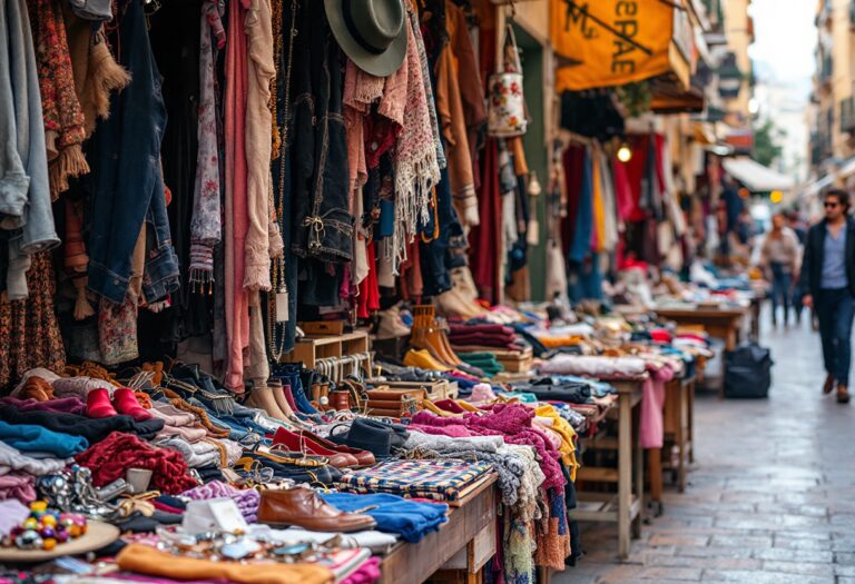 Mercadillos de moda de segunda mano en España