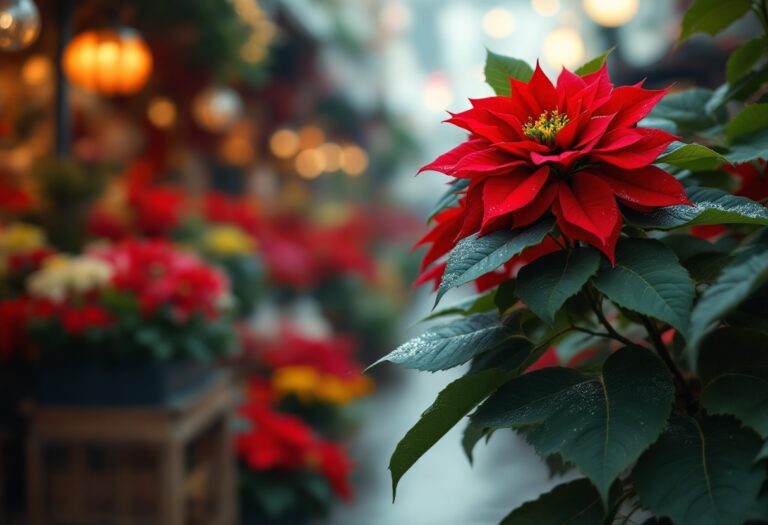 Poinsettia: la flor de Navidad en España