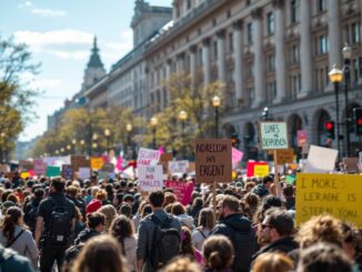 Manifestazione di protesta in Serbia contro la corruzione