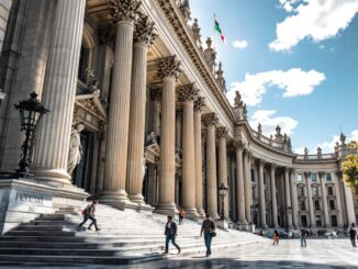 Sánchez y Feijóo discuten en el Congreso español