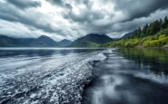 Autobus precipitato nel lago Hadsel in Norvegia