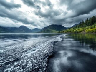 Autobus precipitato nel lago Hadsel in Norvegia