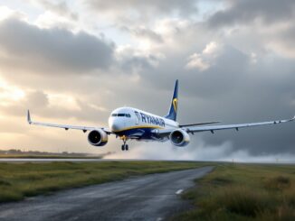 Pasajeros enfrentan turbulencias en vuelo Ryanair