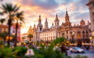 Vista panoramica de Valencia, España, con su arquitectura única