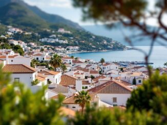 Vista panoramica di Altea, provincia di Alicante