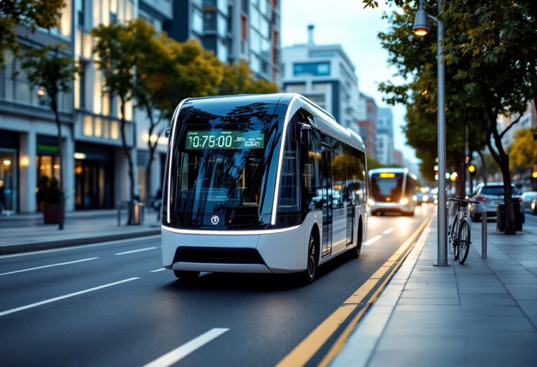 Autobús urbano autónomo a Madrid