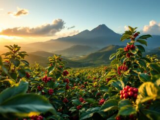 Efectos del cambio climático en cultivos de café