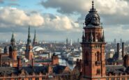 Panorama di Chemnitz con riferimenti a Karl Marx