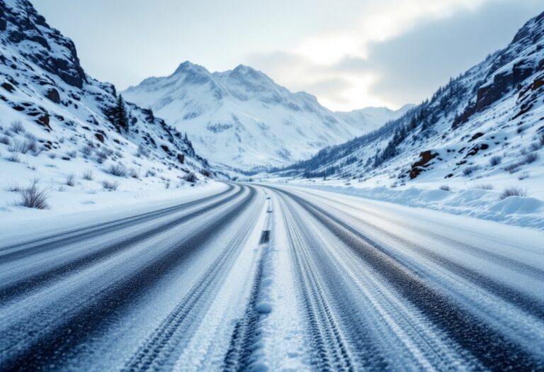 Consejos de seguridad en carreteras heladas