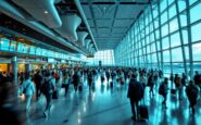 Vista panoramica del aeropuerto de Barcelona en expansión