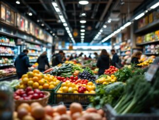 Una cubana explorando un supermercado en Galicia