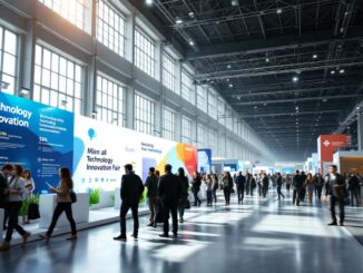 Immagine dell'ISE 2025 che mostra innovazioni audiovisive